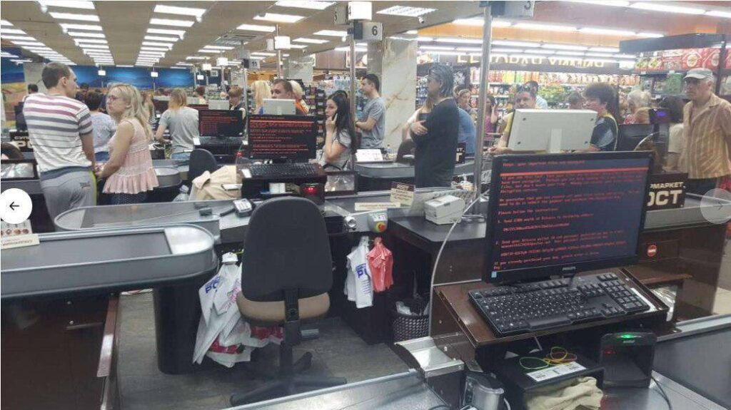 Supermarché ukrainien de Karkov | Even more dangerous than Ransomware : Wipers