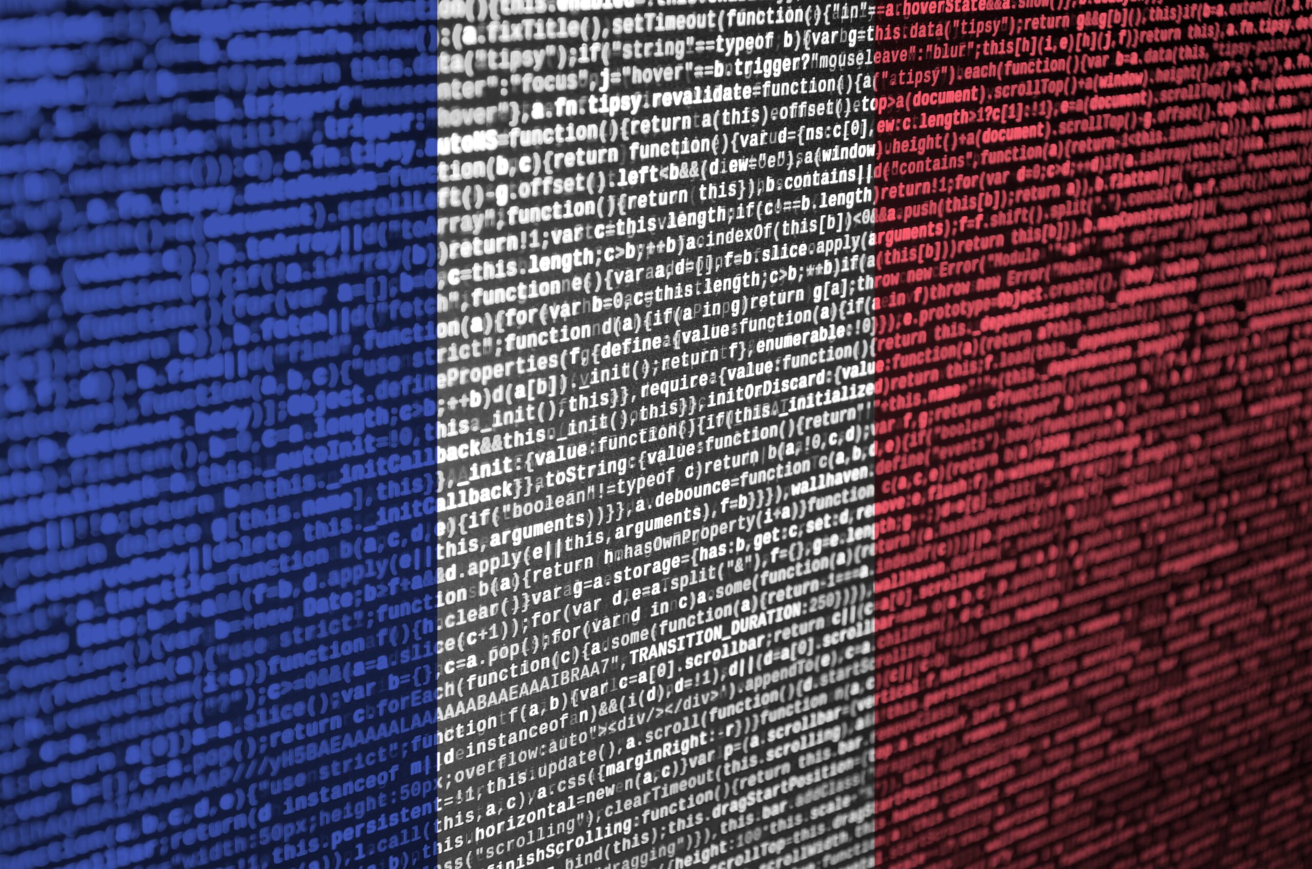 Sauvegarde souveraine des données : drapeau français