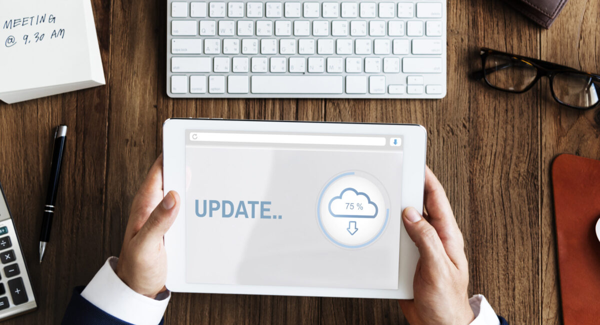 Update Cloud Storage Data Information Concept